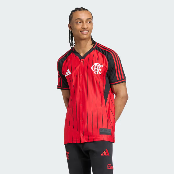 Flamengo Home Jersey 2025/26 - Version Baseball US Pack