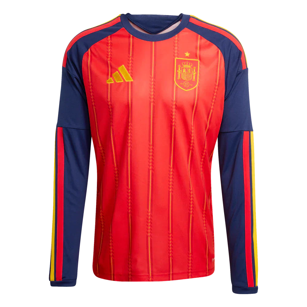 Jersey Spain 2026 Home Long Sleeve WorldCup