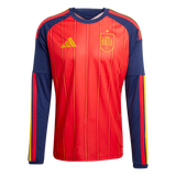 Jersey Spain 2026 Home Long Sleeve WorldCup