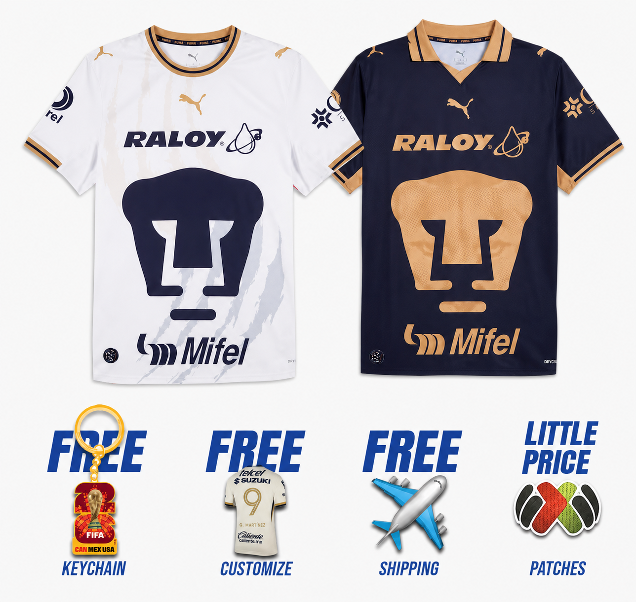 COMBO Pumas Home and Away 26/27