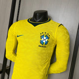Brazil 2026 Home Player Version Long-Sleeve Jersey [Slim Fit]