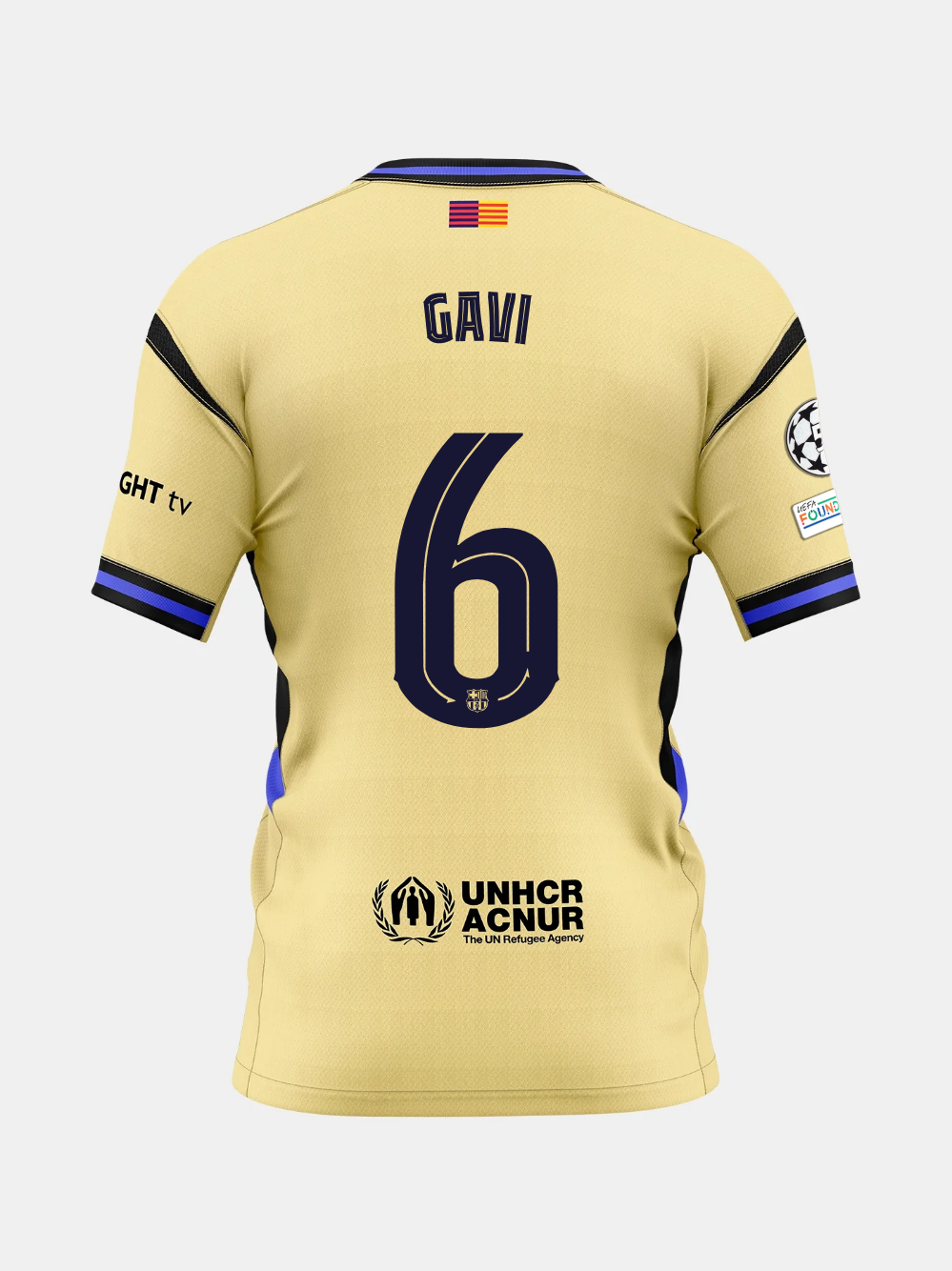 Jersey Away FC Barcelona 25/26 #6 GAVI