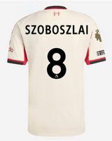 Jersey Liverpool 25/26 Away #8 SZOBOSZLAI