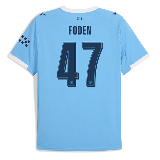 Jersey Manchester City 25/26 Home #47 FODEN