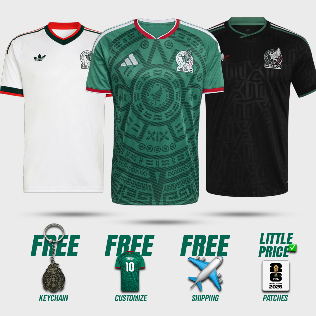COMBO México Home, Away and Third 2026/27
